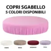 Fodera copri Sgabello in Cotone Spugna di Alta Qualità con Elastico