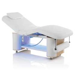 Lettino Elettrico 3 Motori con Cromoterapia per Centro Estetico, Spa e Wellness Baltic Wood Spa XaniPro