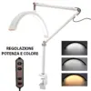 Luce ad arco LED da tavolo con morsetto lampada con regolazione