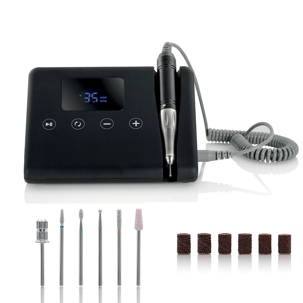 Fresa Professionale per Unghie BLACK PRO TOUCH 35000 RPM - immagine 2
