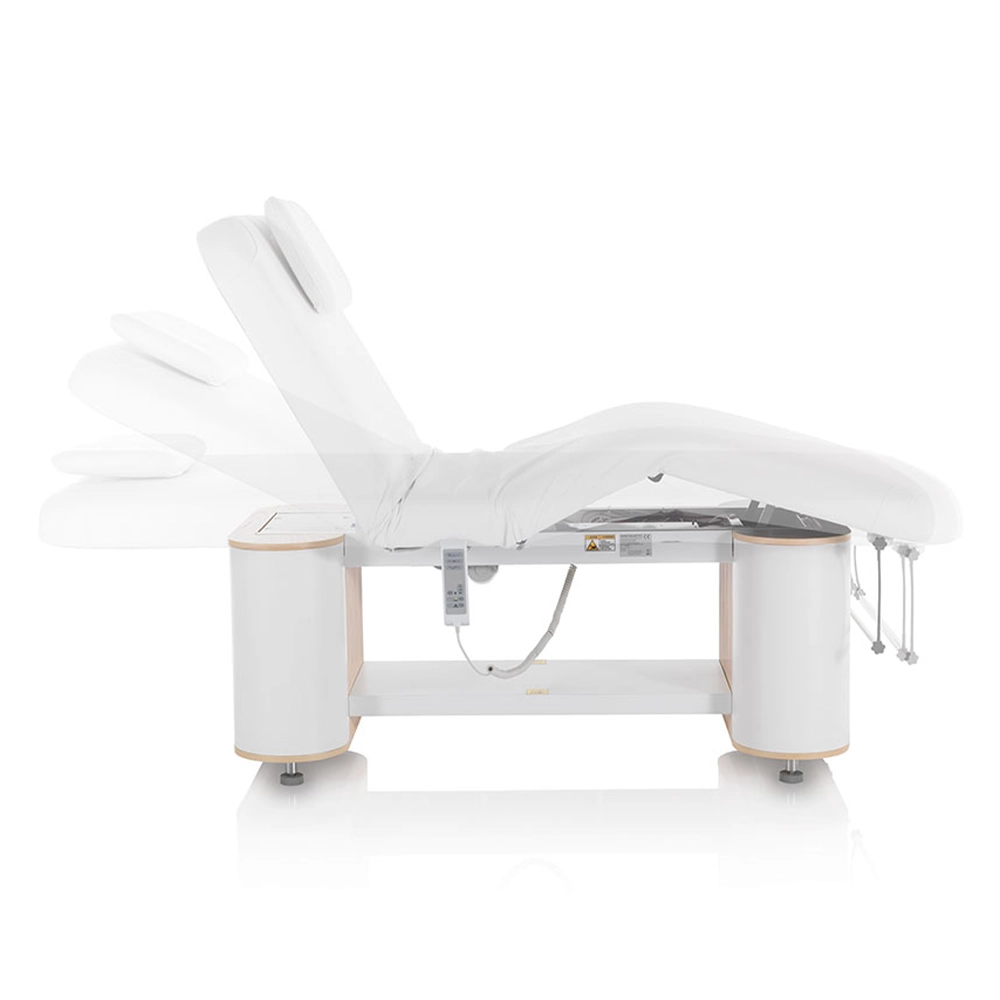 Lettino Elettrico 3 Motori con Cromoterapia per Centro Estetico, Spa e Wellness Baltic Wood Spa XaniPro - immagine 3