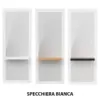 Specchio specchiera per parrucchiere barbiere in legno binca