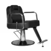 Poltrona da Barbiere per taglio capelli uomo nera reclinabile Layer