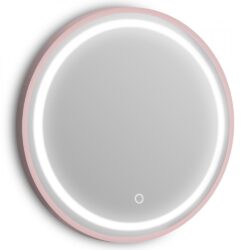 Alternative view of Specchio specchiera per parrucchiere touch LED oro rosa o silver