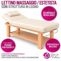 info tecniche lettino da massaggio per estetista spa