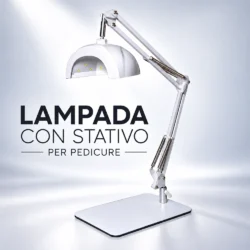 lampada con stativo per pedicure