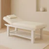 lettino da massaggio bianco in legno