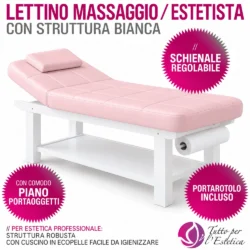 lettino da massaggio rosa centro estetico