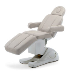 poltrona elettrica 3 motori per estetista centro estetico tortora chiaro