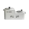 Scaldacera Doppio Professionale – Capacità Totale 5L TWINWAXER Weelko