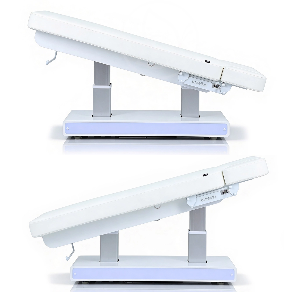 Lettino elettrico professionale MUSE+ Weelko 4 motori con riscaldamento e LED RGB Trendelenburg - immagine 2