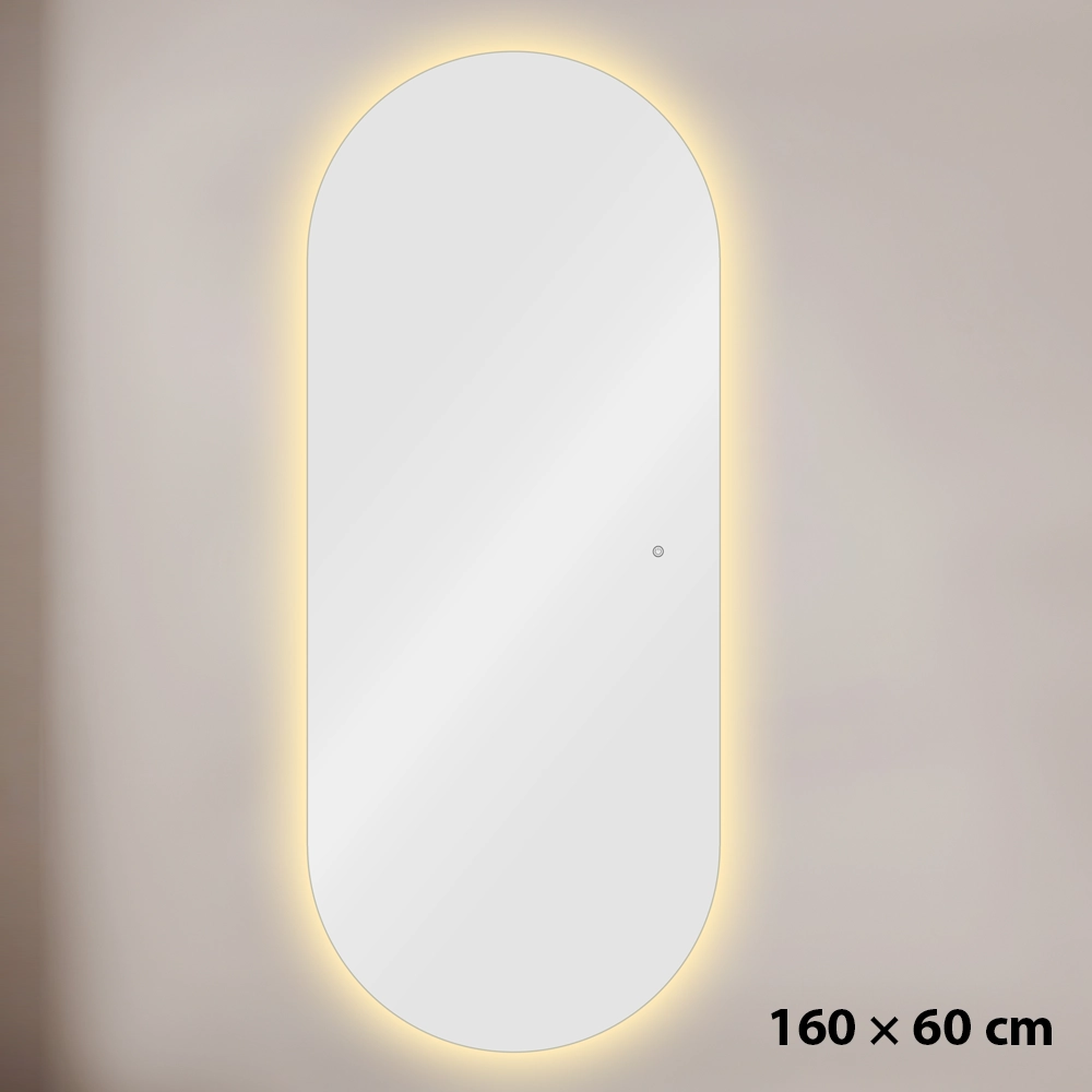 specchiera da parrucchiere 160 × 60 cm alta