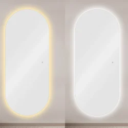 Alternative view of Specchio specchiera led retroilluminata per parrucchiere