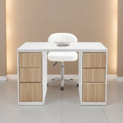 tavolo manicure con aspiratore filtro hepa per estetista centro estetico italiano professionale