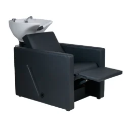lavatesta con vasca bianca ceramica reclinabile Ripple+ · Ref. RZMW010.A12
