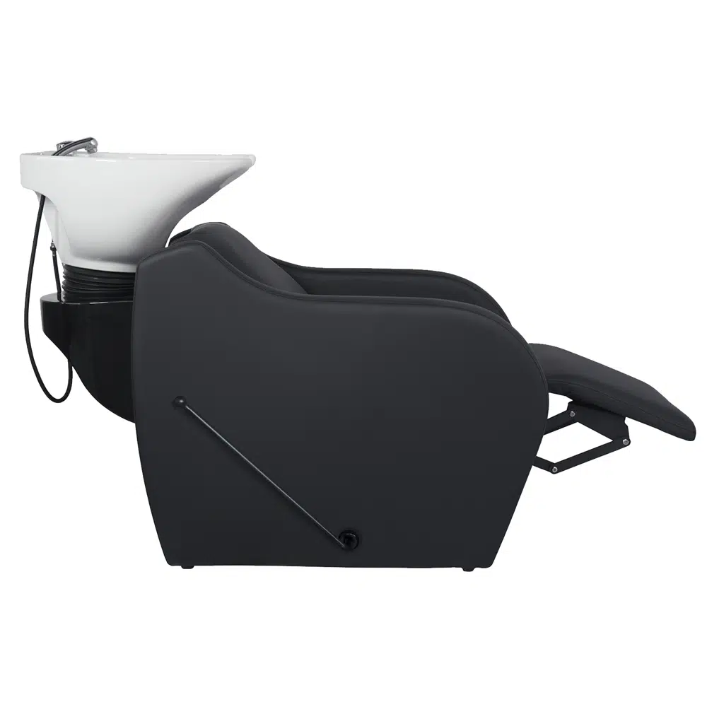 lavatesta steso per parrucchiere con poggiapiedi wisp