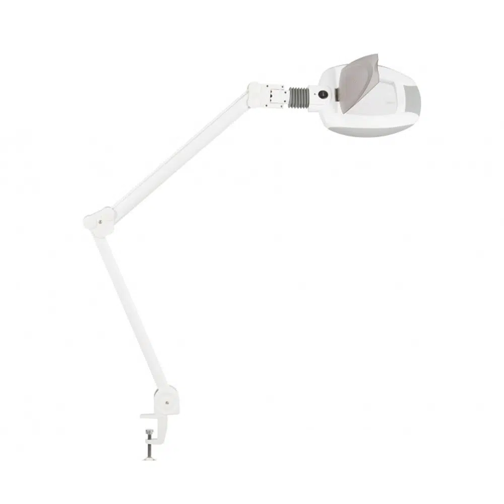 Lampada LED con Lente d’Ingrandimento 3 Diottrie con Punto Focale 5 Diottrie, Stativo a 5 Ruote - immagine 2