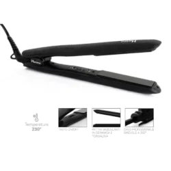 Piastra Professionale HAIRTIME Stretta PT0177N 230°C Piastre Basculanti 25 mm, FAST PTC per Liscio e Mosso - immagine 3