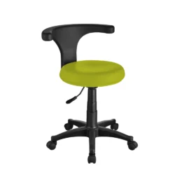sedia da estetista con ruote ergo weelko verde