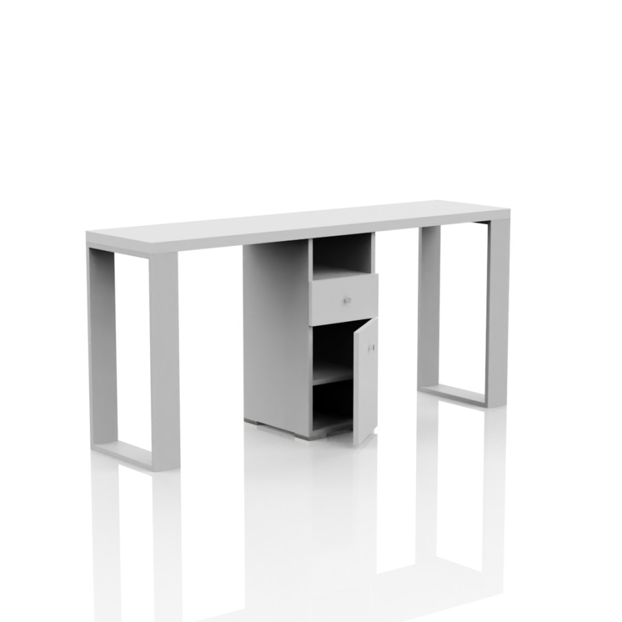 Tavolo Manicure per estetista doppio - Square Melcap - immagine 2