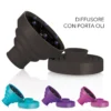 GOMMA diffusore in silicone 9 punte porta olio per phon universale