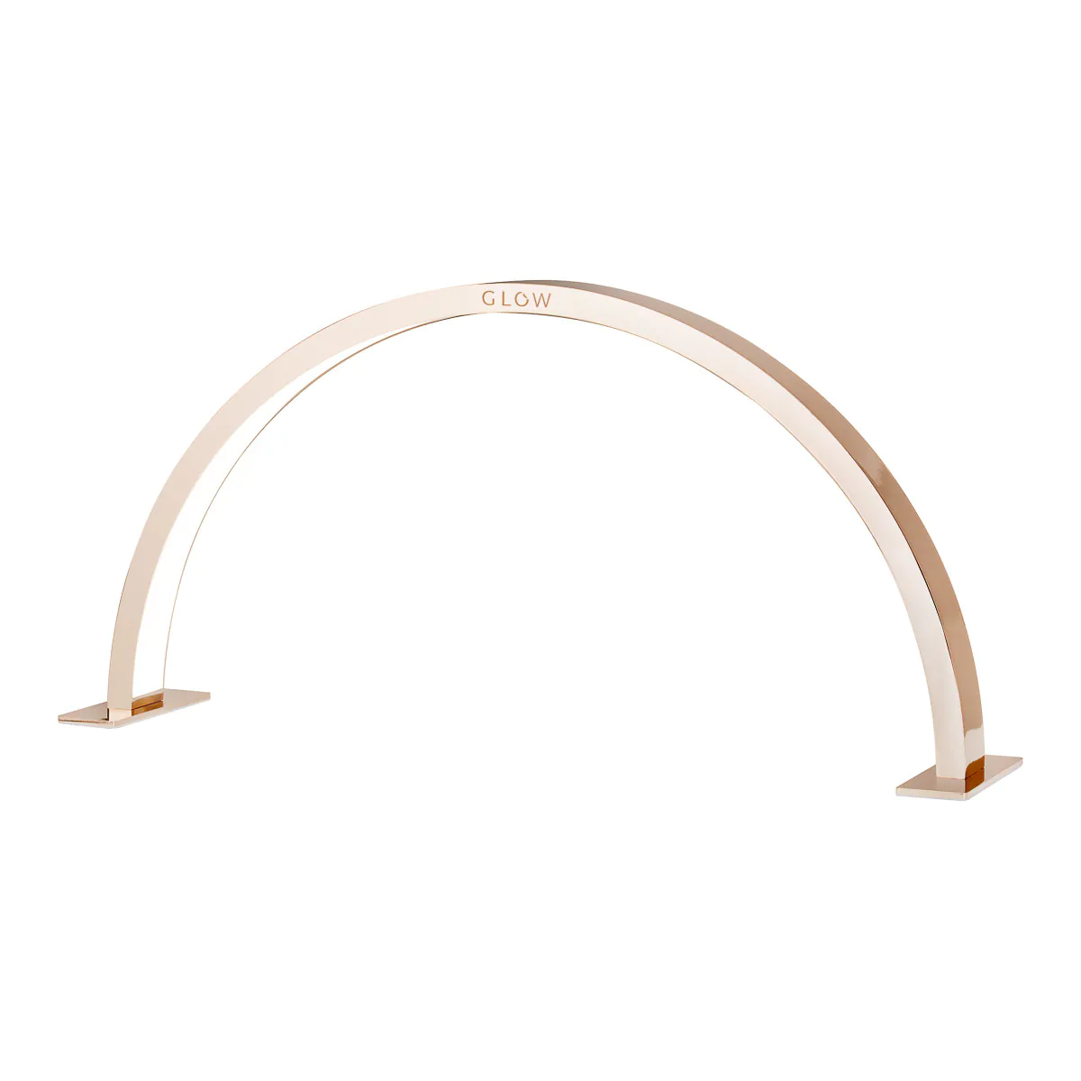 lampada ad arco led oro rosa alluminio