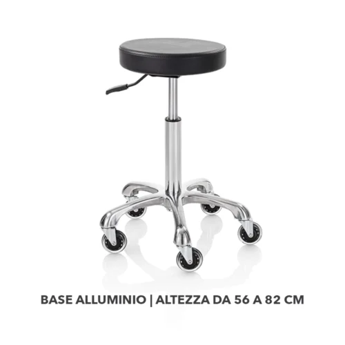 Sgabello per parrucchiere Roller Pro Ideal – Comfort e praticità per il tuo salone - immagine 4