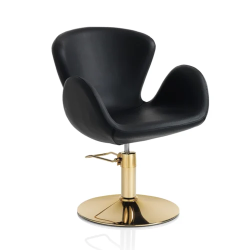 poltrona da parrucchiere oro POLTRONA HAIR CHARLOTTE BASE TONDA ORO
