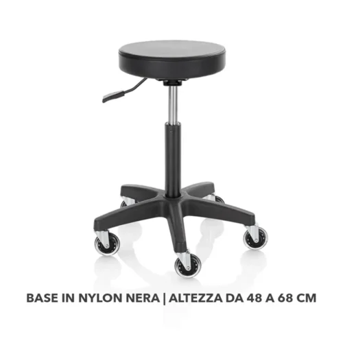 Sgabello per parrucchiere Roller Pro Ideal – Comfort e praticità per il tuo salone - immagine 5