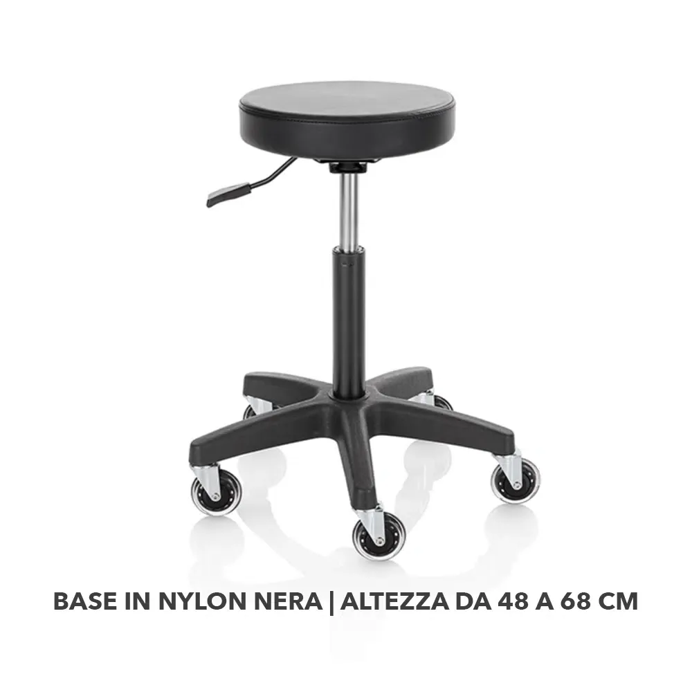 Sgabello per parrucchiere Roller Pro Ideal – Comfort e praticità per il tuo salone - immagine 5