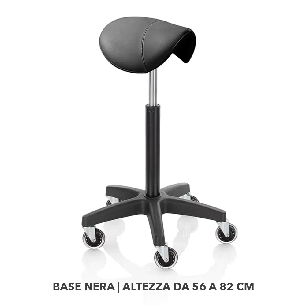 Sgabello per parrucchiere Roller Pro Ideal – A sella sagomato Saddle - immagine 3