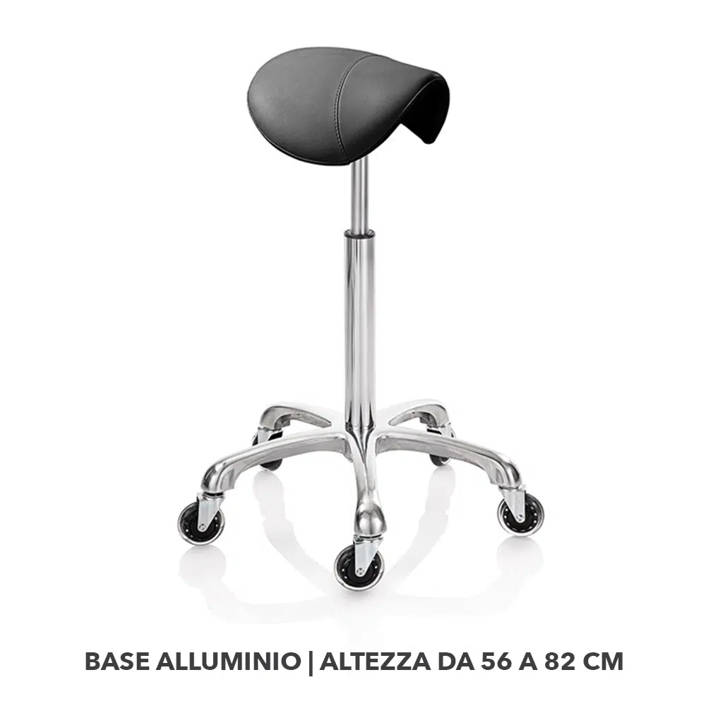 Sgabello per parrucchiere Roller Pro Ideal – A sella sagomato Saddle - immagine 4