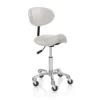 Sgabello per estetista con schienale centro estetico Elitè Pro Saddle
