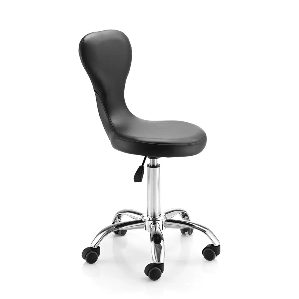 sgabello per parrucchiere bianco moderno minimal elegante