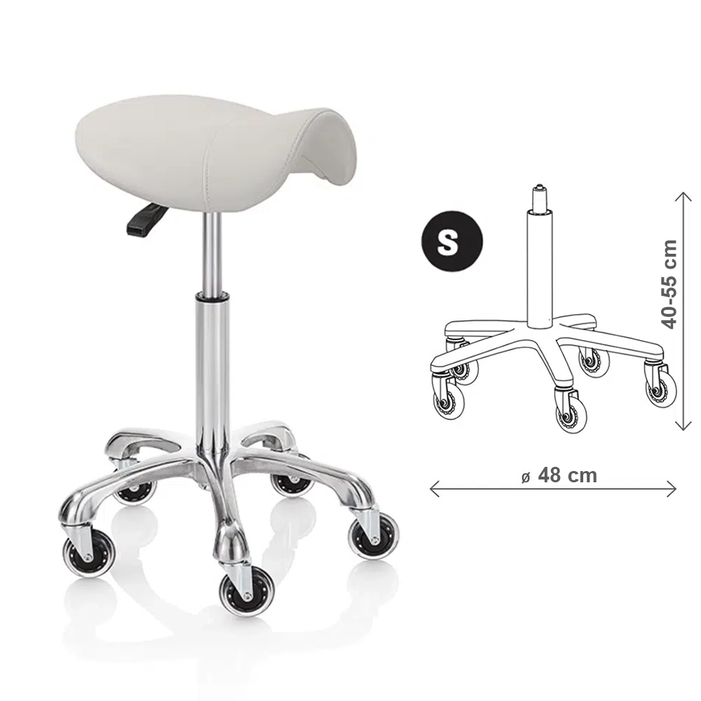 Sgabello per estetista centro estetico Elitè Pro Saddle - immagine 3