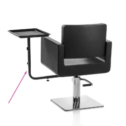 stativo in metallo rotante per poltrona parrucchiere