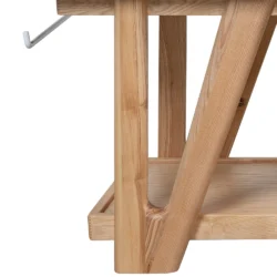 Lettino da massaggio professionale con ripiano in legno Roots Weelko bianco o beige - immagine 4