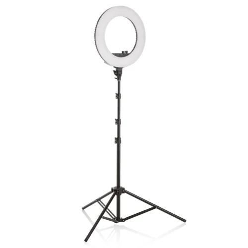LED RING – Lampada LED professionale per make-up con stativo regolabile e accessori inclusi