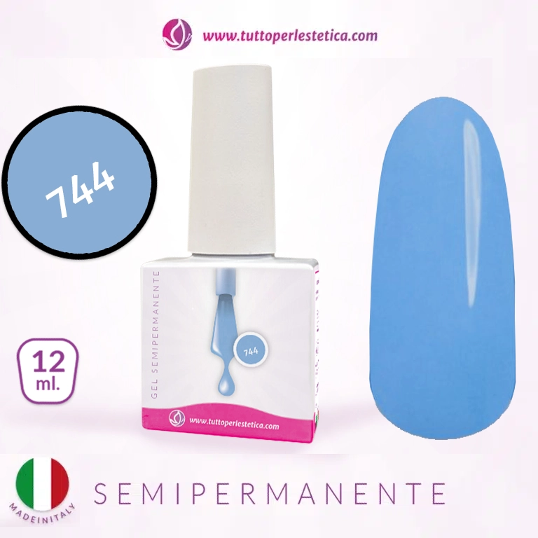 semipermanente senza TPO e HEMA tuttoperlestetica gel polishn 744