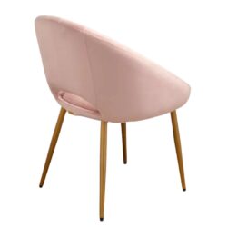 Alternative view of Sedia poltrona in Velluto per estetista centro estetico salone Base in Metallo Dorato Art Déco