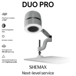 Alternative view of Aspiratore Shemax DUO PRO con LED per unghie manicure 2025