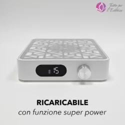 Aspiratore per estetista manicure professionale ricaricabile