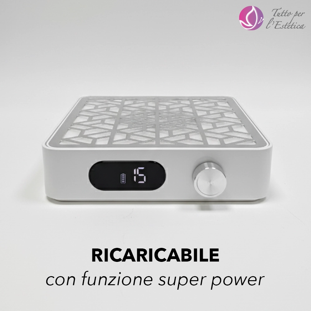 Aspiratore per estetista manicure professionale ricaricabile