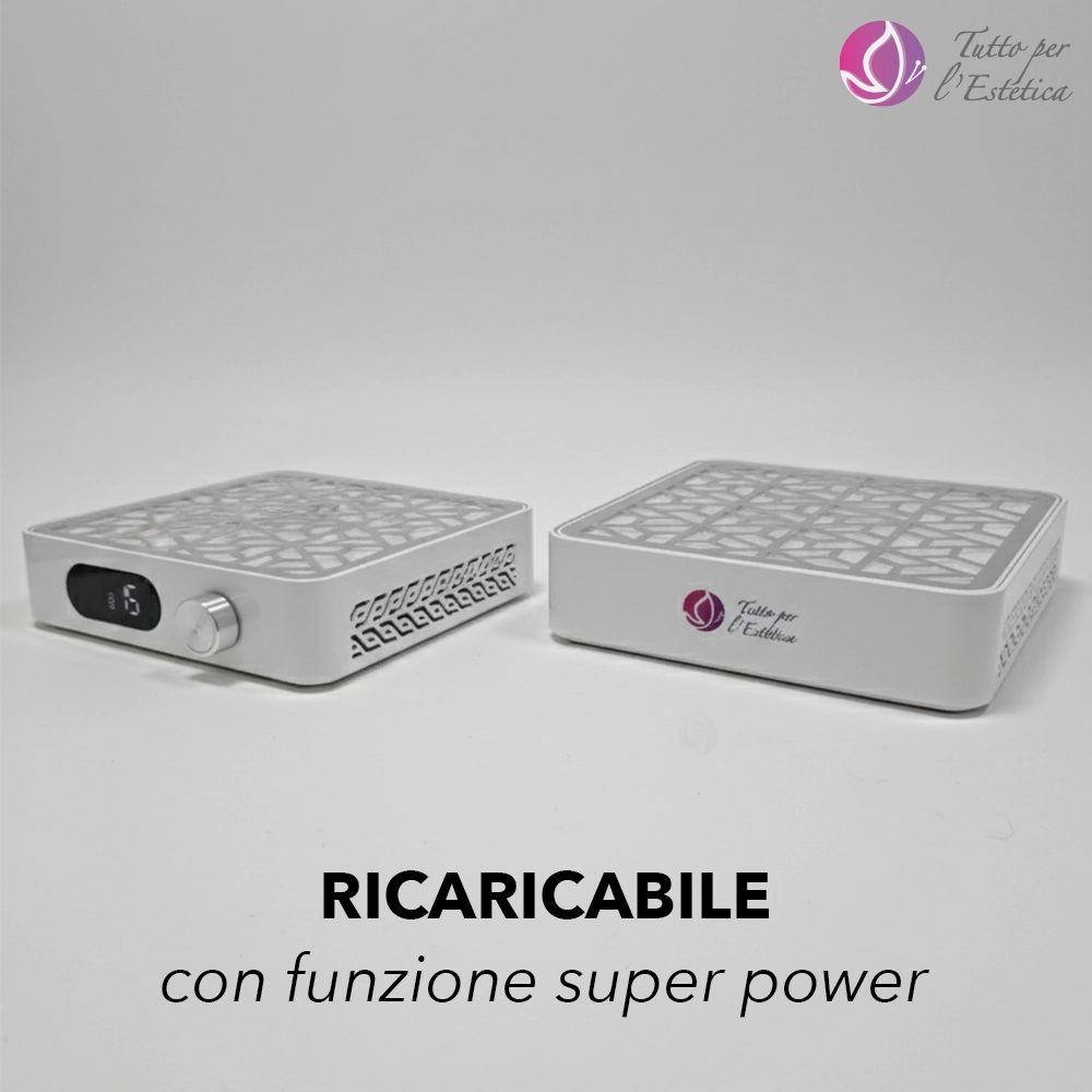 Aspiratore polveri per estetista manicure professionale ricaricabile