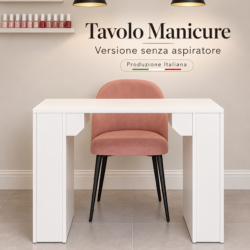 tavolo manicure per estetista professionale senza aspiratore