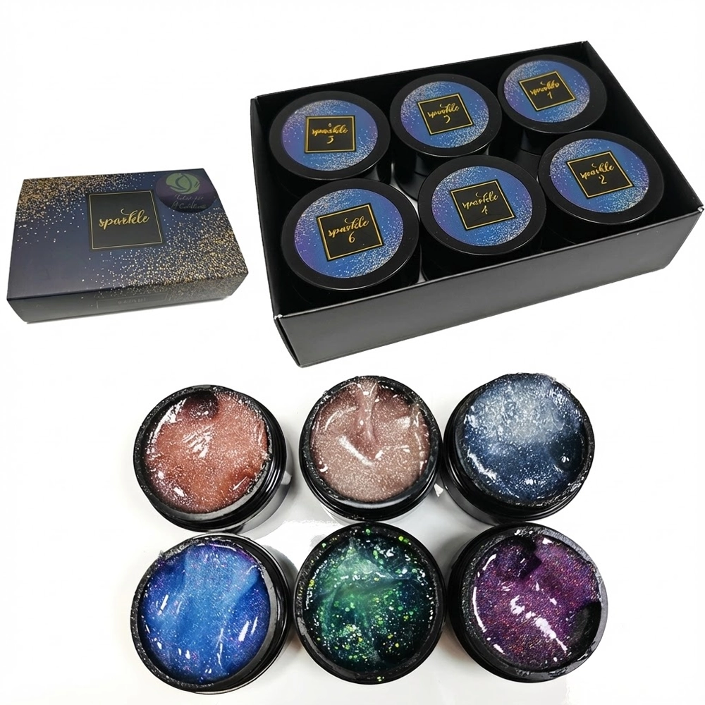 SET ACRYGEL SPARKE 6 PEZZI DA 15 GR