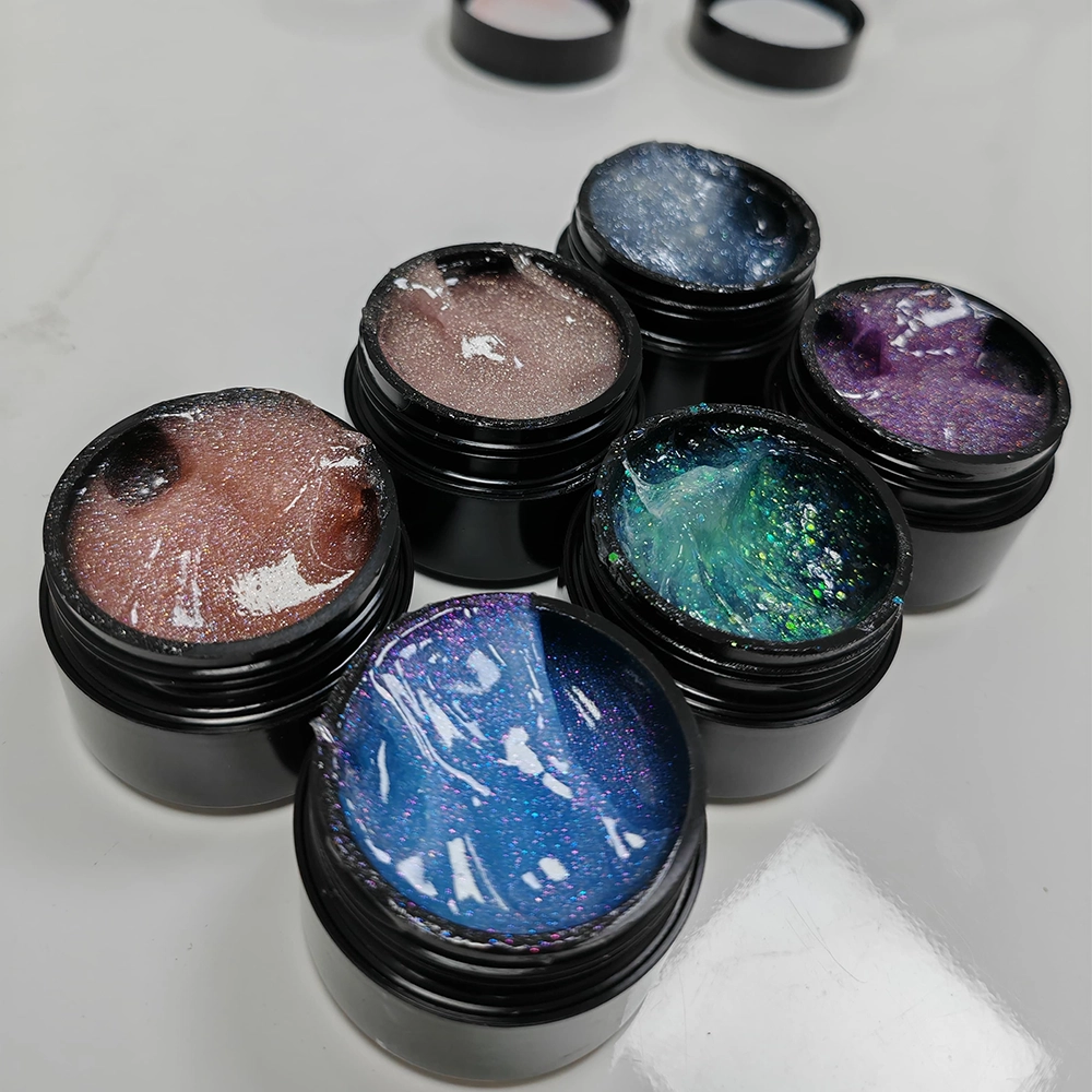 Set acrygel sparkle brillantinati 6 pezzi da 15 gr - Tuttoperlestetica - immagine 2