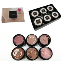 SET ACRYGEL natural DA 6 PEZZI DA 15 GR