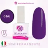 colore semipermanente gel polish - 666