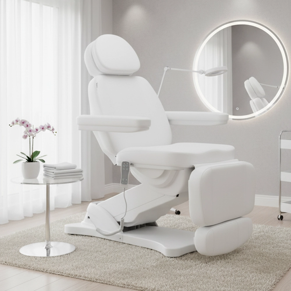 poltrona elettrica per estetista 3 motori con riscaldamento sillon